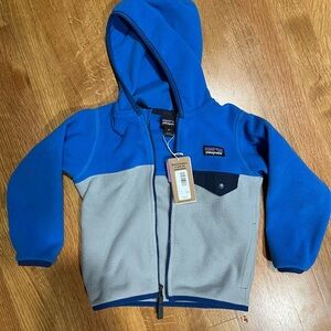 Patagonia Kids Blue and Gray Fleece